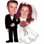 Aangepaste Cake Topper | Jubileum voor weddenschap Staand Fotobeeldje<br><div class="desc">Een geweldige manier om je taart te vullen met bruid en bruid, of je nu net getrouwd bent of een mijlpaal viert! Deze grote sculptuur kan verdubbelen als een keepasje als de festiviteiten voorbij zijn. Hulp nodig bij ontwerp en aanpassing? Stuur me een e-mail hello@christiekelly.com en we zullen graag helpen!...</div>