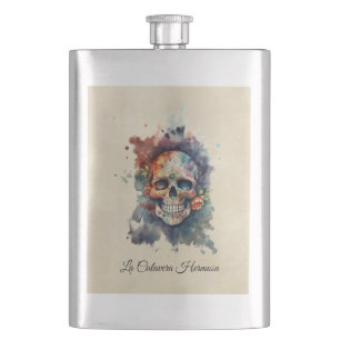Aangepaste Calavera Hermosa Dag van de Doden sched Flacon