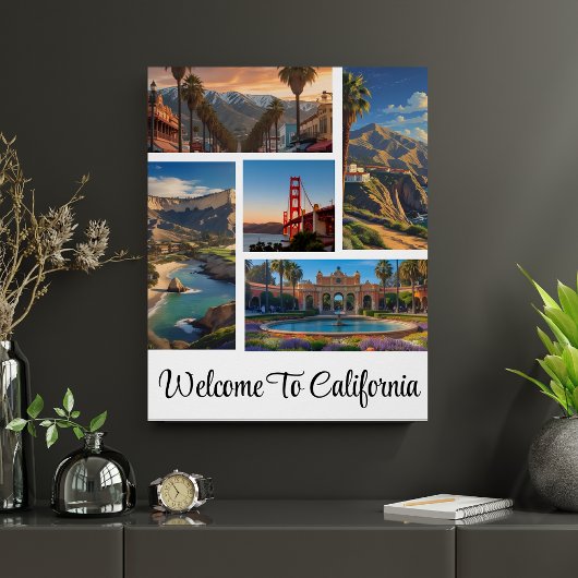 Aangepaste California City bezienswaardigheden Fot Perfect Poster