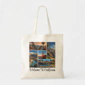 Aangepaste California City bezienswaardigheden Fot Tote Bag (Voorkant)