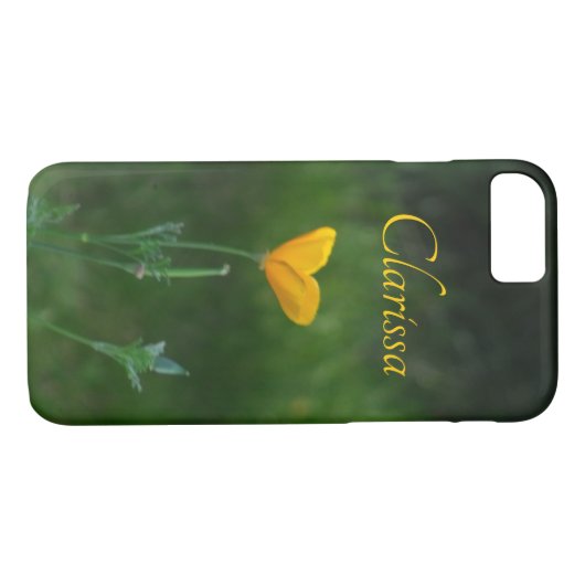 Aangepaste California Poppy Case-Mate iPhone Case (Achterkant (Horizontaal))