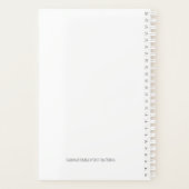 Aangepaste California Scrub Jay Planner (Achterkant)