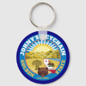 Aangepaste Californische Sleutelhanger (Voorkant)