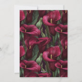 Aangepaste Call Lilies Kroonblad Eerste Verjaardag Kaart (Achterkant)