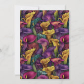 Aangepaste Call Lilies Thema 20e Verjaardag Kaart (Achterkant)