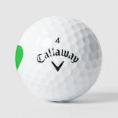 Aangepaste Callaway Soft Golfballen - Ik hou van G (Logo)