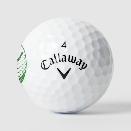 Aangepaste Callaway Supersoft Lucky golfballen (Logo)