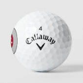 Aangepaste Callaway Supersonft Golf Balls Golfballen (Logo)