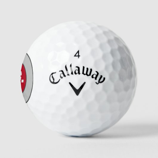 Aangepaste Callaway Supersonft Golf Balls Golfballen (Logo)