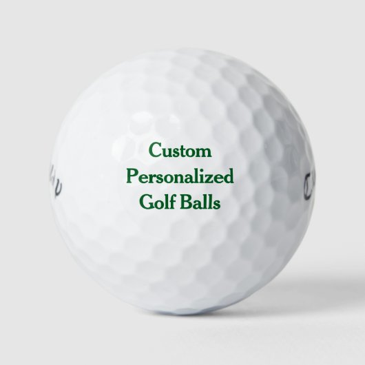 Aangepaste Callaway Warbird golfballen - gepersona (Voorkant)