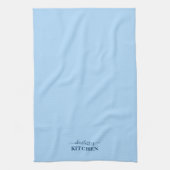 Aangepaste Calligrafie bewerkbare kleuren Theedoek (Verticaal)