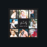 Aangepaste Calligrafie Familie 8 Foto Collage Canvas Afdruk<br><div class="desc">Moderne en elegante ontwerpgedrukte Persoonlijke Calligrafiefamilie 8 Afdrukken van het Collage Canvas van de Foto die met jouw tekst kunnen worden aangepast. Bekijk de grafische kunstontwerpopslag voor andere producten die bij dit ontwerp passen!</div>