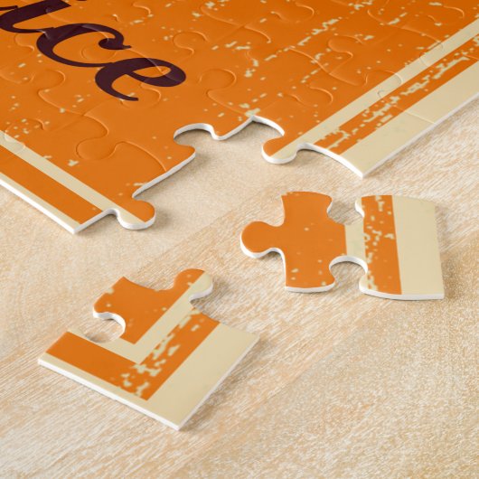 Aangepaste Camaro Garage in het Sinaasappel Legpuzzel (Zijkant)