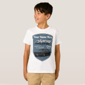 Aangepaste Camaro Garage T-shirt (Voorkant volledig)