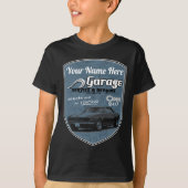 Aangepaste Camaro Garage T-shirt (Voorkant)