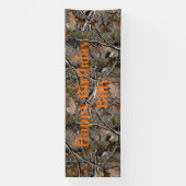 Aangepaste Camo Banner, BDay, Welkom thuis, Camp S Spandoek (Verticaal)