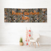 Aangepaste Camo Banner, BDay, Welkom thuis, Camp S Spandoek (Insitu)