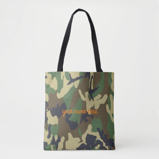 Aangepaste Camo-Canvas tas (Voorkant)