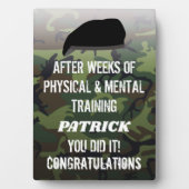 Aangepaste Camo die de parade uit gaat Fotoplaat (voorkant)