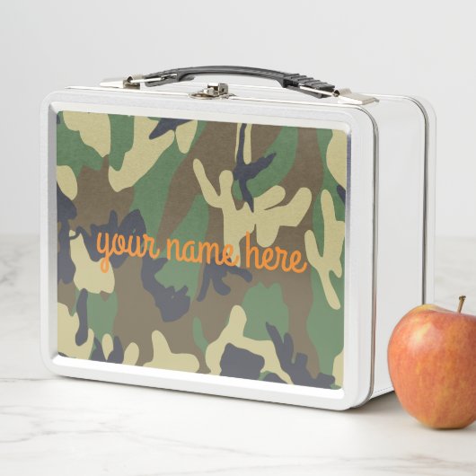 Aangepaste Camo Lunch Box (In situ)