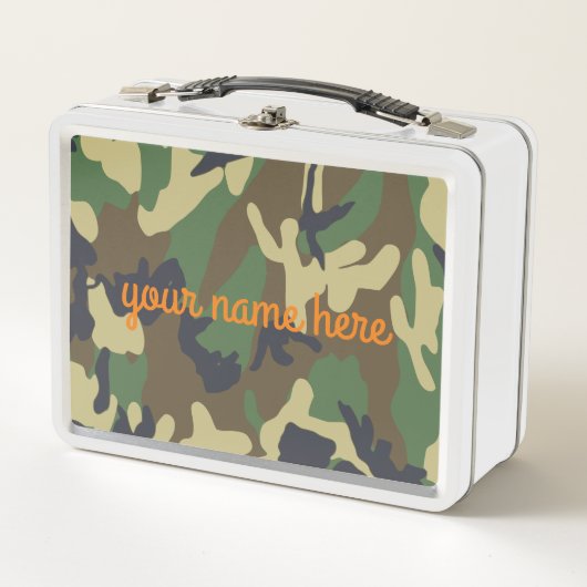 Aangepaste Camo Lunch Box (Voorkant)