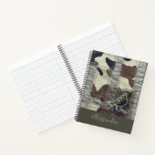 Aangepaste Camo Vogel Patchwork Uiterlijk Natuur O Notitieboek (Binnen)