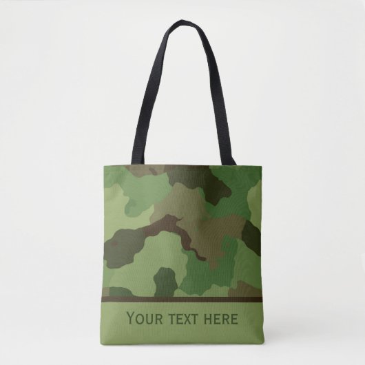 Aangepaste Camouflage-Canvas tas (Voorkant)