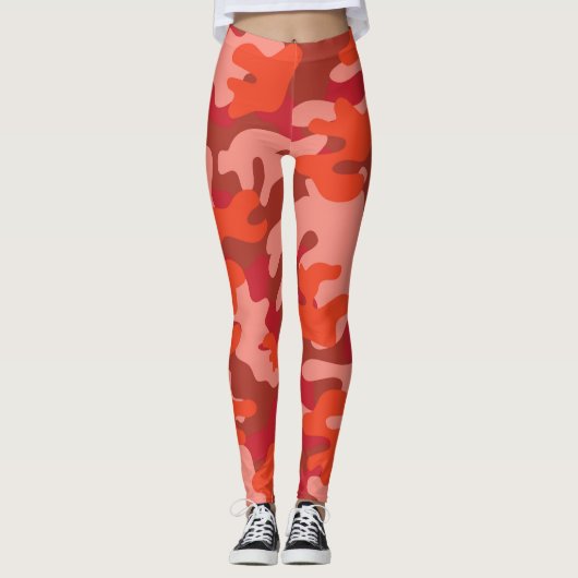 Aangepaste Camouflage-Leggings Leggings (Voorkant)