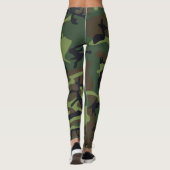Aangepaste Camouflage-Leggings Leggings (Achterkant)