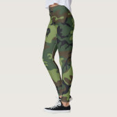 Aangepaste Camouflage-Leggings Leggings (Links)