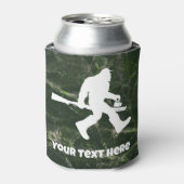 Aangepaste Camouflage Sasquatch Bigfoot Koelbox Blikjeskoeler (Blikje Voorkant)