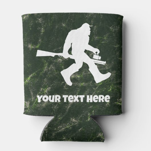 Aangepaste Camouflage Sasquatch Bigfoot Koelbox Blikjeskoeler (Achterkant)