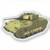 Aangepaste Camouflage Tank Sticker (Voorkant)