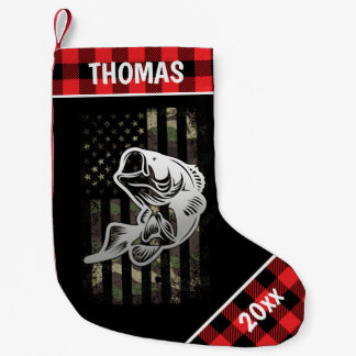 Aangepaste Camouflage-vlag Gevist Kleine Kerstsok