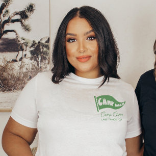 Aangepaste Camp Bach Bachelorette Mountain Favor T-shirt