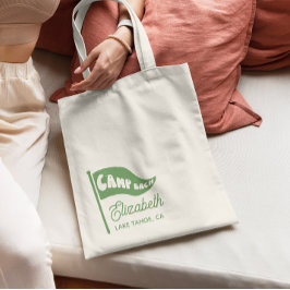Aangepaste Camp Bach Bachelorette Mountain Favor Tote Bag