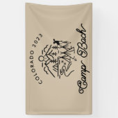 Aangepaste Camp Bachelorette Banner (Verticaal)