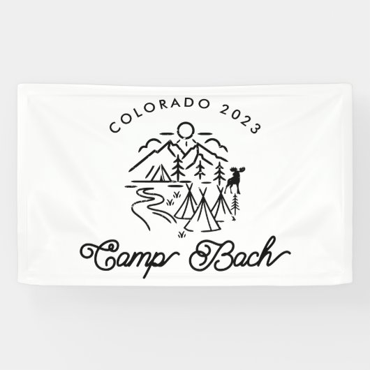 Aangepaste Camp Bachelorette Banner (Horizontaal)