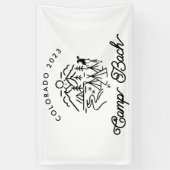 Aangepaste Camp Bachelorette Banner (Verticaal)