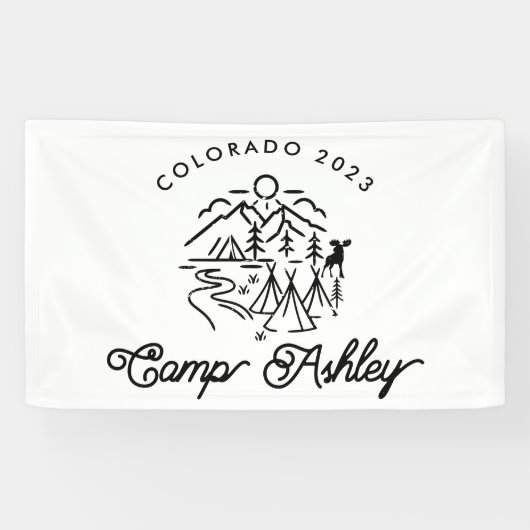 Aangepaste Camp Bachelorette Banner (Horizontaal)