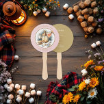 Aangepaste Camp Bride Bachelorette Weekendroute Handwaaier<br><div class="desc">Houd uw gasten koel en comfortabel met deze elegante Camp Bride trouwfan. Met een charmante lantaarn, s'mores en cocktailontwerp aan de voorkant en persoonlijke evenementdetails aan de achterkant, combineert deze ventilator rustieke charme met bruidssophisticatie. Perfect voor bruiloften in de buitenlucht, vrijgezellenweekenden of bruidsvieringen met een kampthema, het is een stijlvolle...</div>