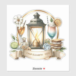 Aangepaste Camp Bride Pride Bachelorette Weekend Sticker