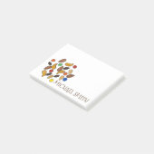 Aangepaste Camp Camping Trail Mix Post Post-it® Notes (Schuin)