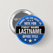 Aangepaste campagne politieke Button (Voorkant /achterkant)