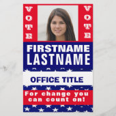 Aangepaste campagne politieke Sjabloon brochure (Voorkant)