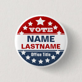 Aangepaste campagne ronde button 3,2 cm