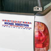 Aangepaste Campagne Template Bumpersticker (Op Truck)