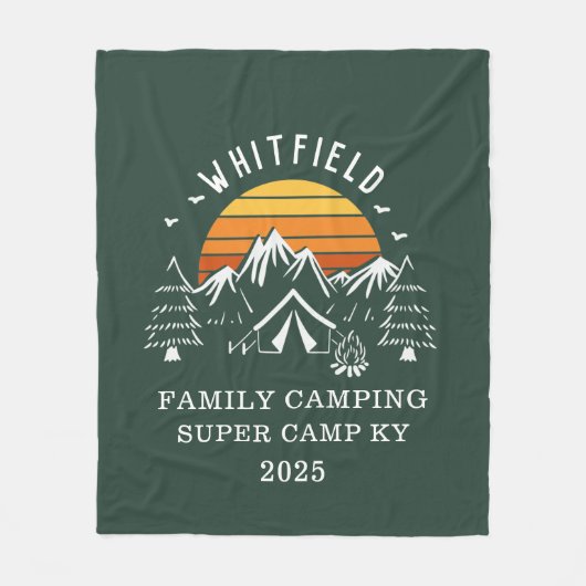 Aangepaste campagne voor Vacking in aangepaste ree Fleece Deken (Voorkant)