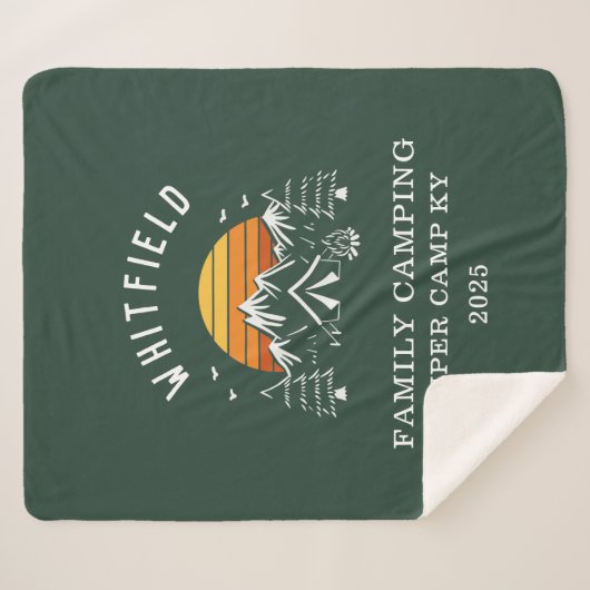 Aangepaste campagne voor Vacking in aangepaste ree Sherpa Deken (Voorkant (horizontaal))