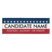 Aangepaste Campagneapparatuur met naam en tekst Naambadge (Voorkant)